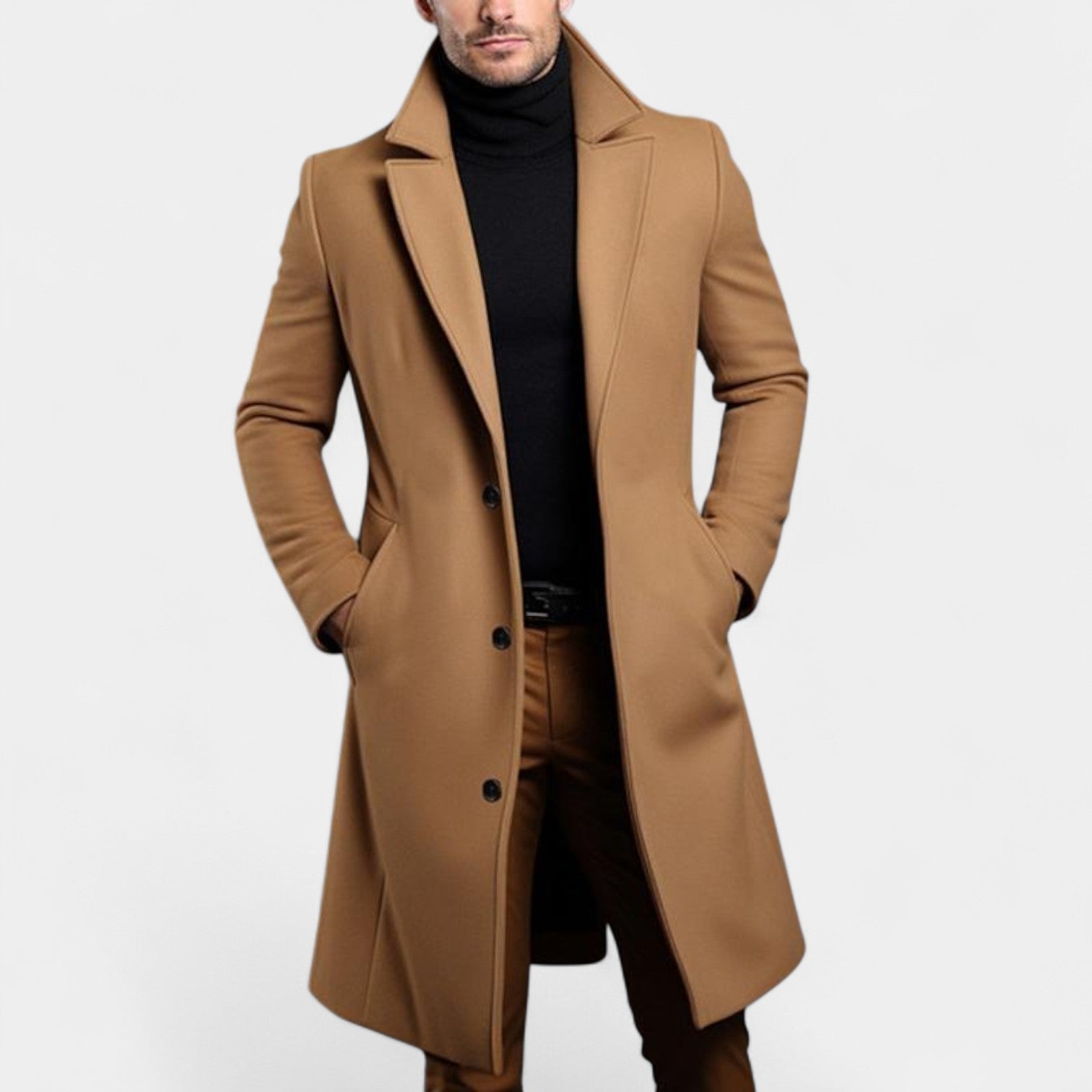 Adam – Elegantní pánský kabát s klopou